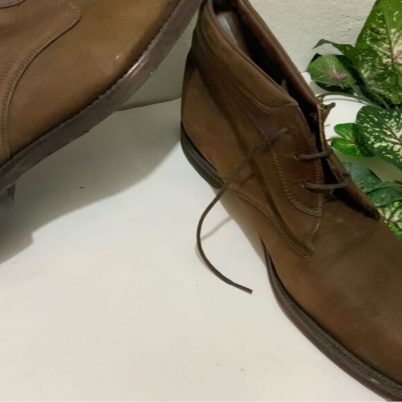 JOHNSTON & MURPHY Chukka Casual Ankle Boots Brown Nubuck Leather Shoes Lace Up main image 10
